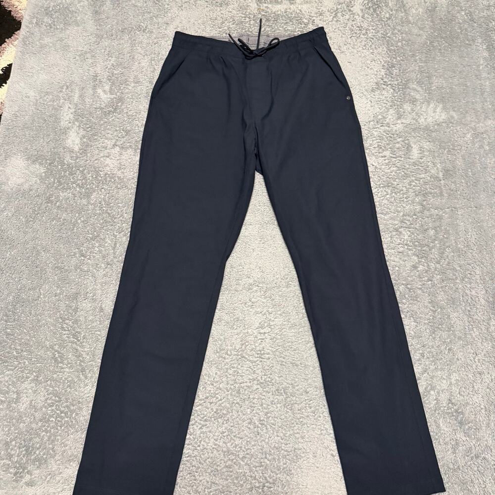 Vuori Pants Mens Medium Meta Elastic Waist V4062 Performance Blue Athleisure